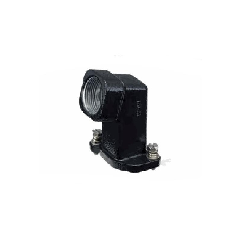 Capot 3A, Alliage de zinc moulé, acier inoxydable, IP68/IP69K, Sortie horizontale, M25